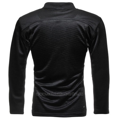 WH Camiseta Nueva Zelandia All Blacks Mangas Larga Rugby 2016 Local